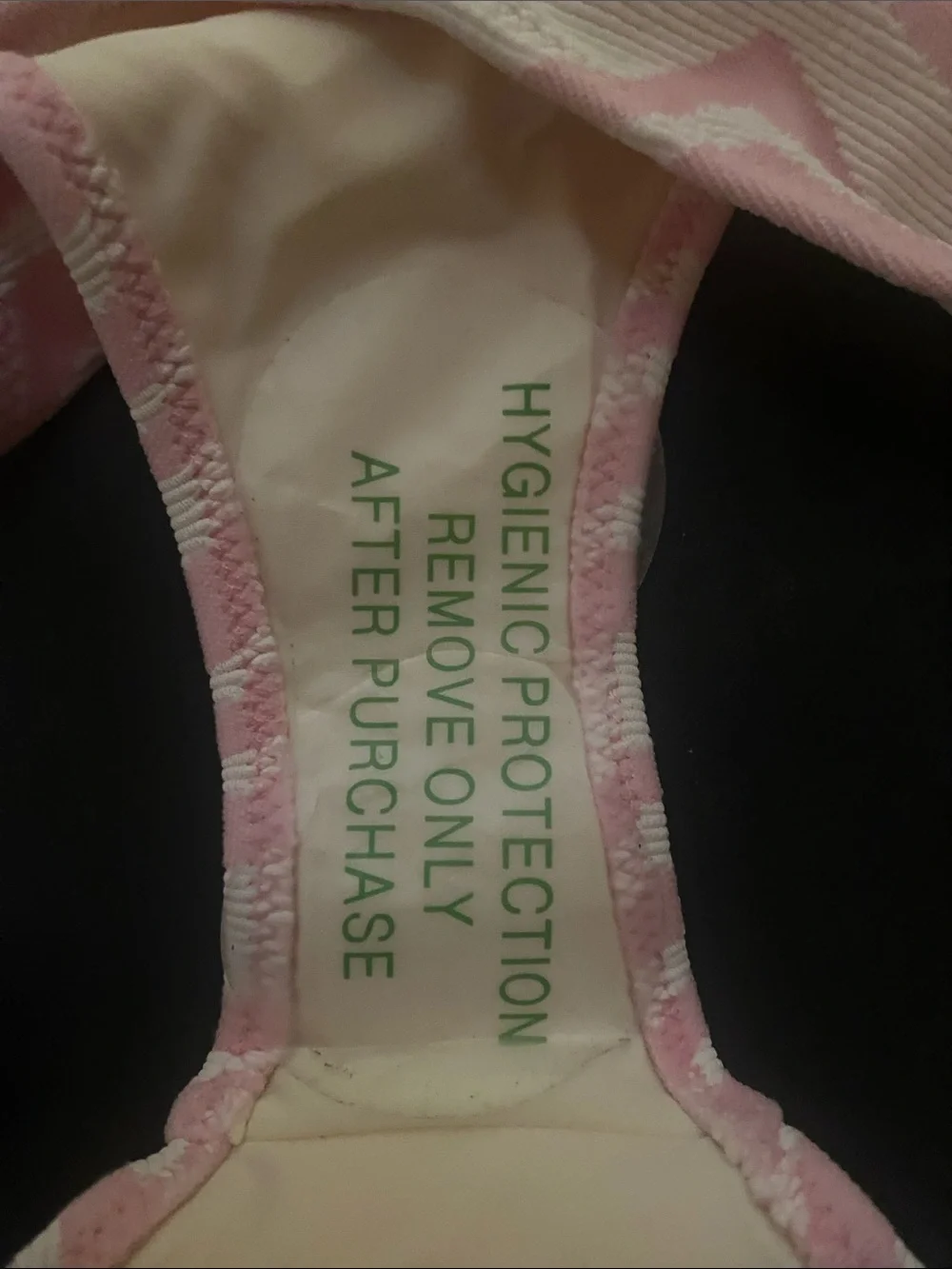 Triangl Swimwear Pink & White Striped Bikini Bottom